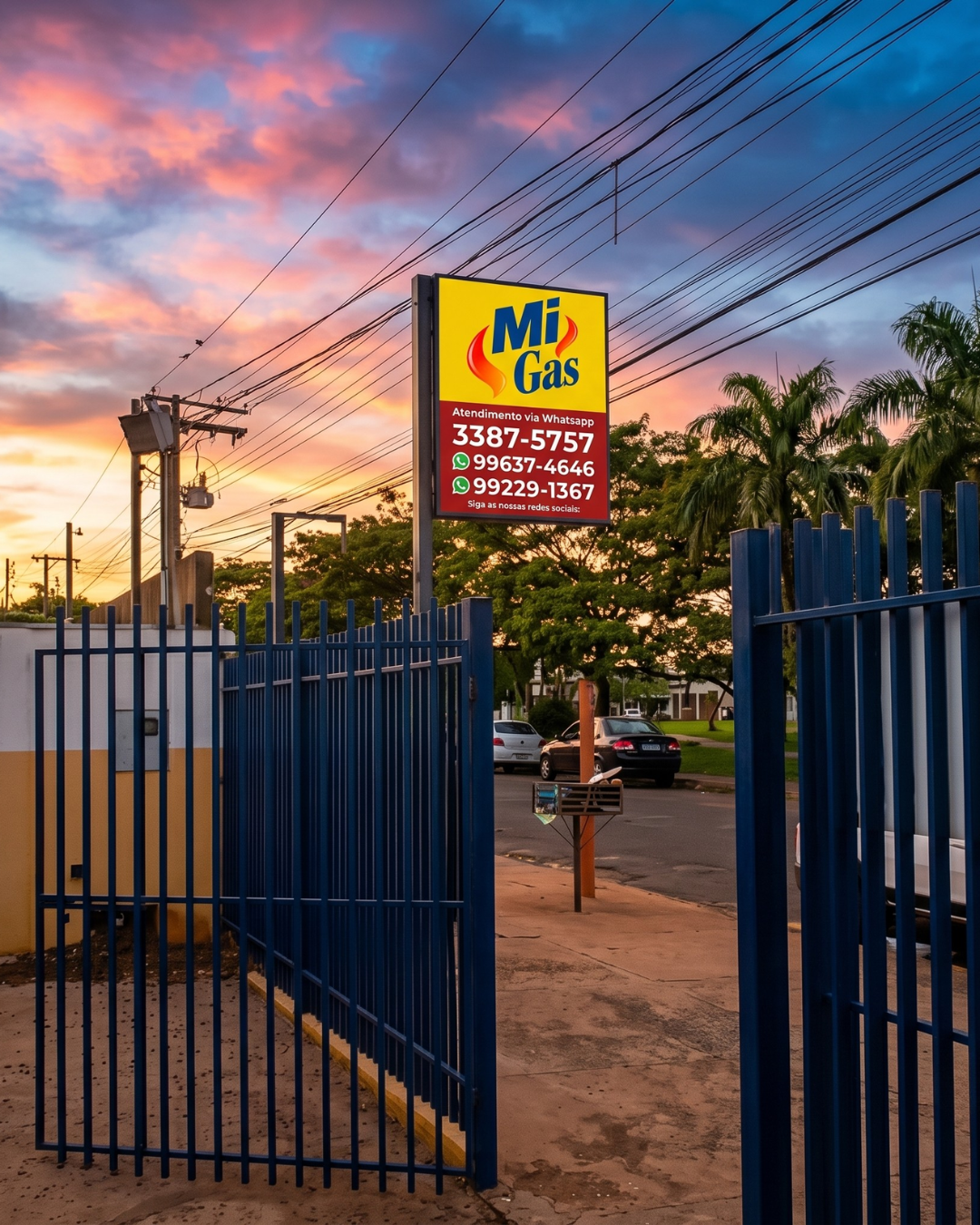 Fachada da MI Gás